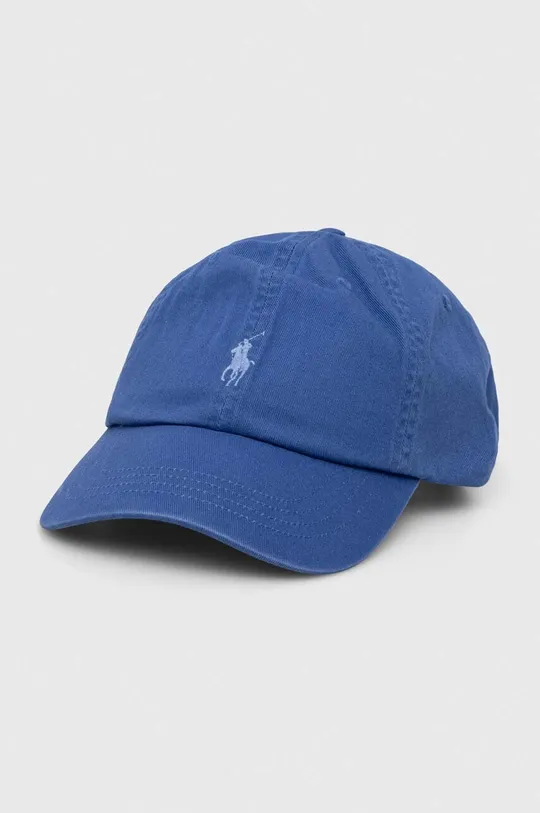 μπλε Βαμβακερό καπέλο του μπέιζμπολ Polo Ralph Lauren Γυναικεία