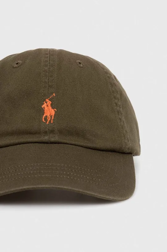 Polo Ralph Lauren czapka z daszkiem bawełniana zielony