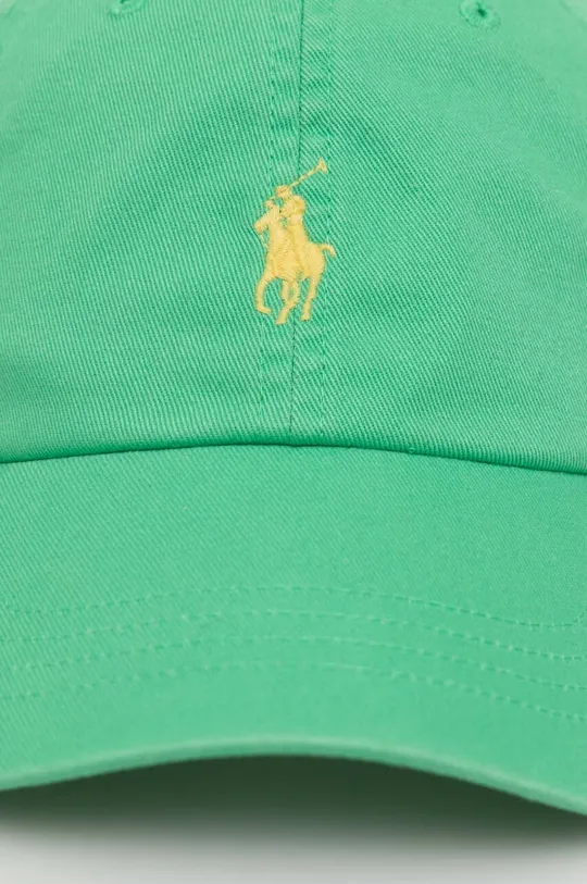 Хлопковая кепка Polo Ralph Lauren зелёный
