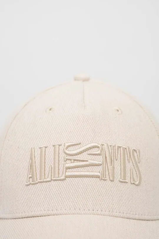 Καπέλο AllSaints μπεζ