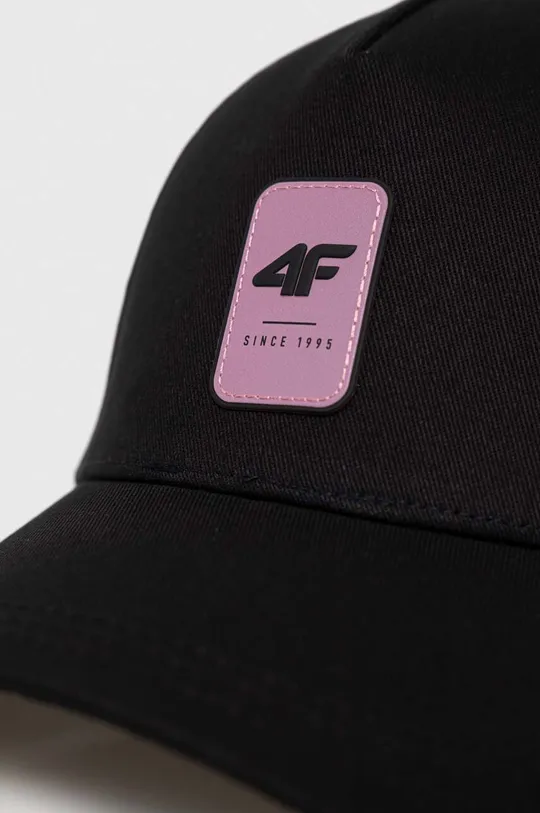 Pamučna kapa sa šiltom 4F crna