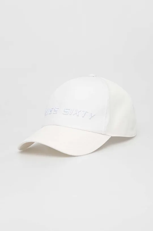 λευκό Βαμβακερό καπέλο του μπέιζμπολ Miss Sixty Γυναικεία