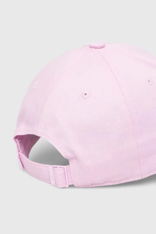 Βαμβακερό καπέλο του μπέιζμπολ adidas Originals ροζ