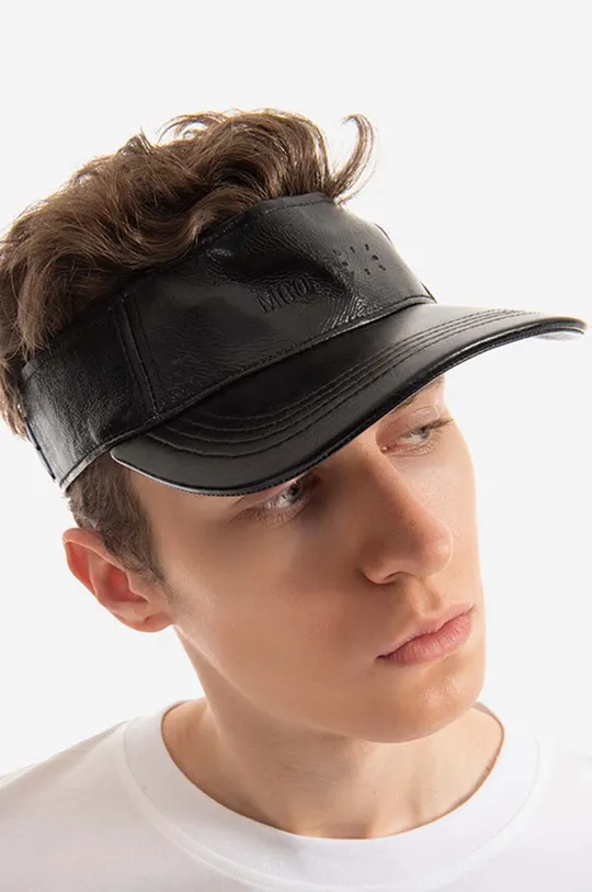 black MCQ visor