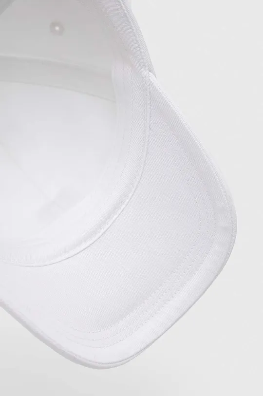 biały Calvin Klein Jeans czapka z daszkiem bawełniana dziecięca