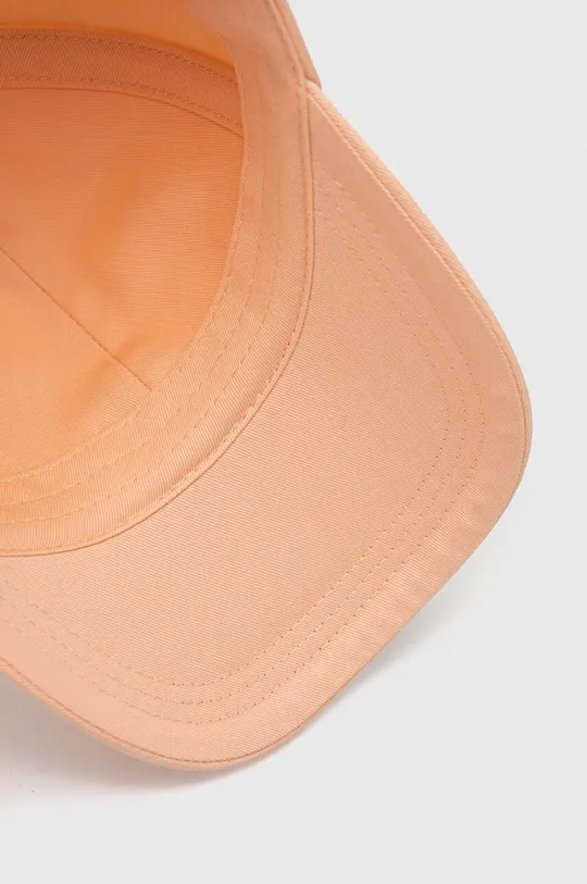 oranžna Otroška bombažna bejzbolska kapa Calvin Klein Jeans