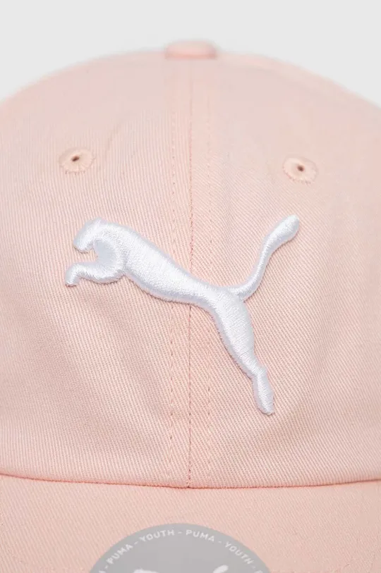 Детская хлопковая кепка Puma ESS Cap Jr розовый