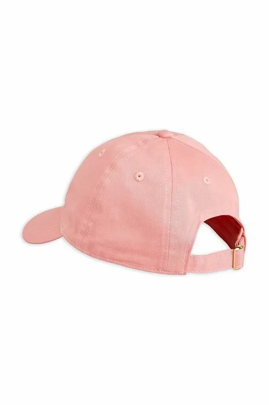Παιδικό βαμβακερό καπέλο μπέιζμπολ Mini Rodini ροζ