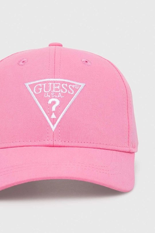 Хлопковая кепка Guess <p> Основной материал: 100% Хлопок Подкладка: 100% Полиэстер</p>