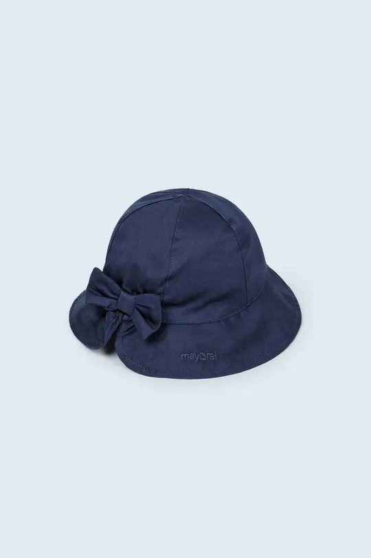 тёмно-синий Детская хлопковая шляпа Mayoral Для девочек