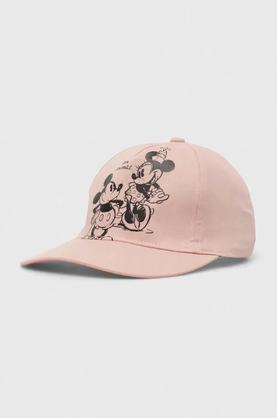 ροζ Παιδικό βαμβακερό καπέλο μπέιζμπολ United Colors of Benetton x Disney Για κορίτσια