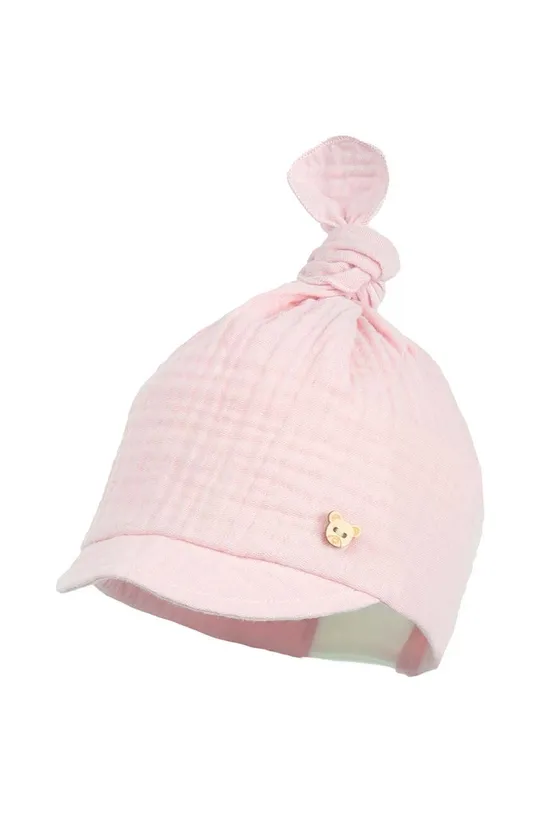 розовый Детская хлопковая шапка Jamiks Для девочек