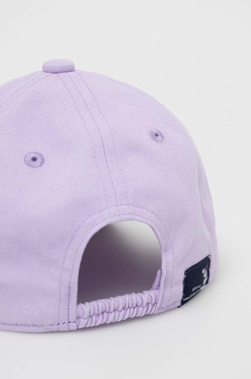 Dětská bavlněná kšiltovka GAP x Disney levandulová