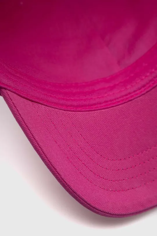 różowy GAP czapka z daszkiem bawełniana dziecięca
