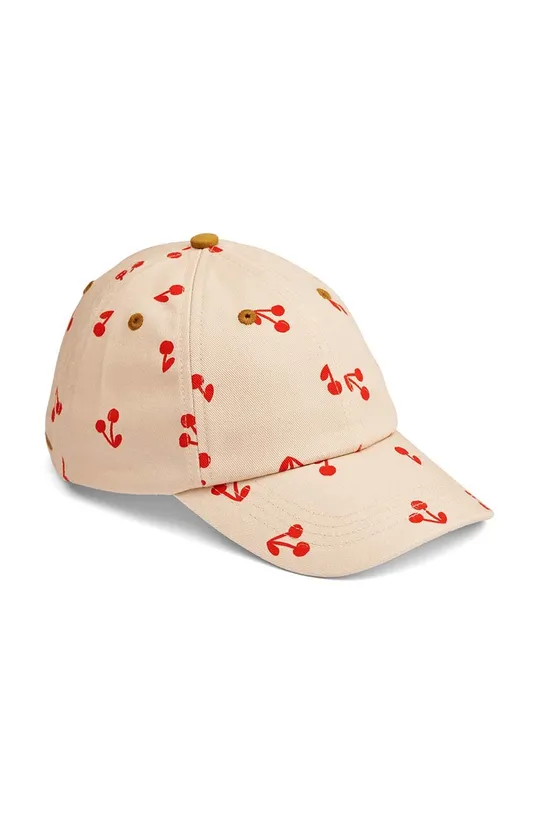 κόκκινο Παιδικό βαμβακερό καπέλο μπέιζμπολ Liewood Danny Για κορίτσια