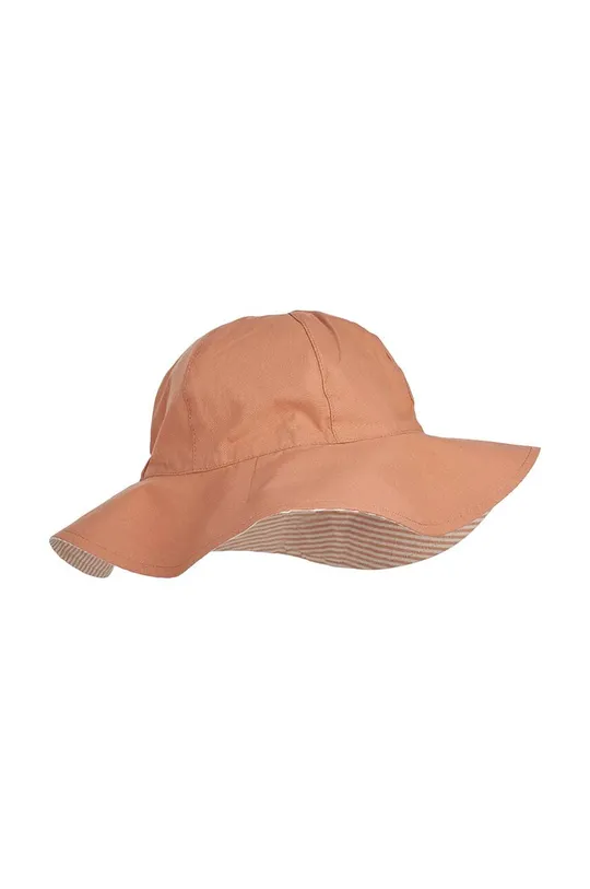 рожевий Дитячий двосторонній бавовняний капелюх Liewood