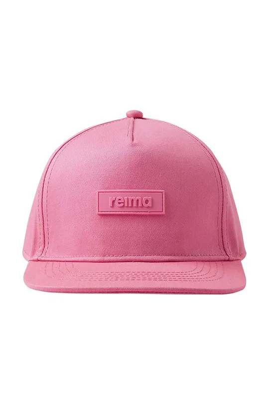 Детская хлопковая шапка Reima розовый