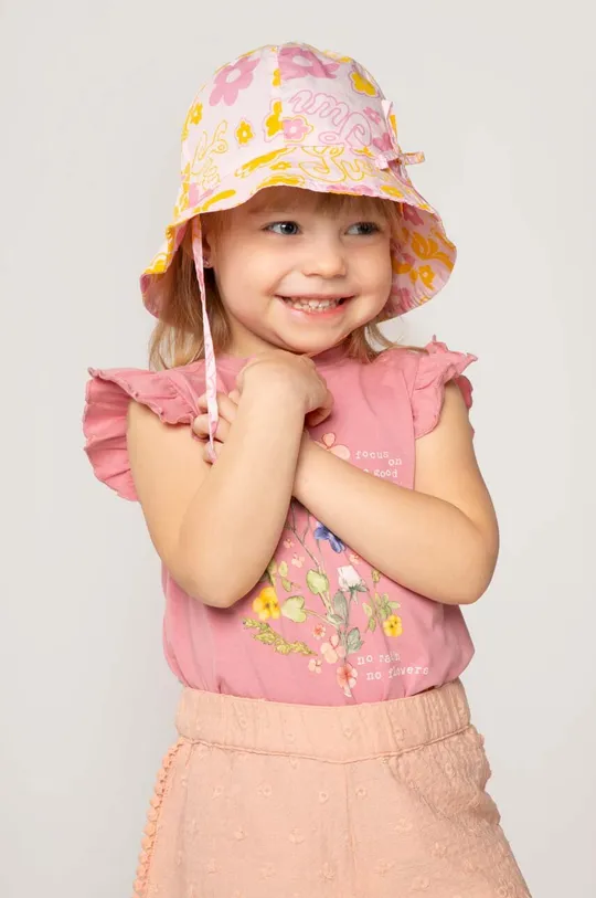 ροζ Παιδικό βαμβακερό καπέλο Coccodrillo Για κορίτσια