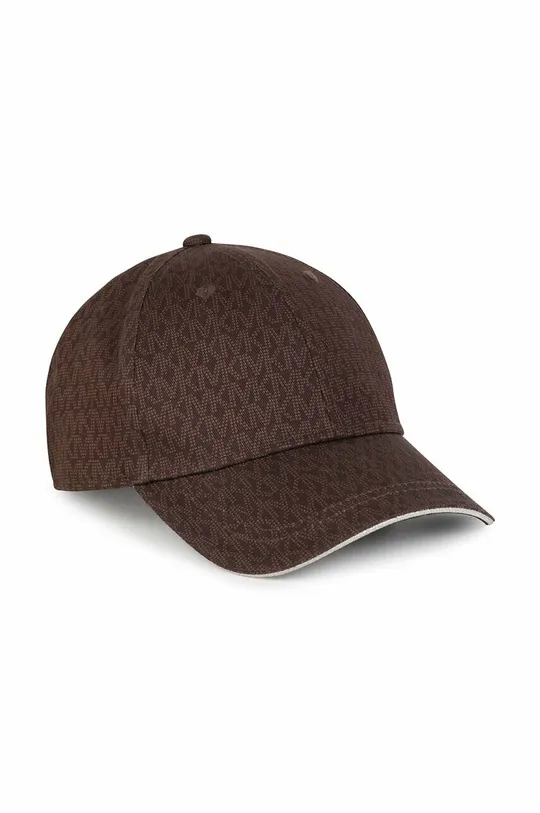 коричневый Детская хлопковая шапка Michael Kors Для девочек