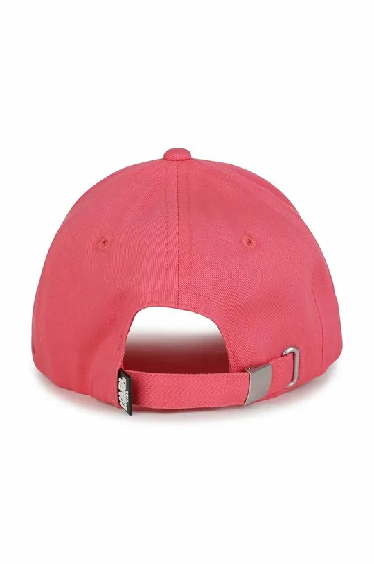 Otroška bombažna kapa Karl Lagerfeld rdeča