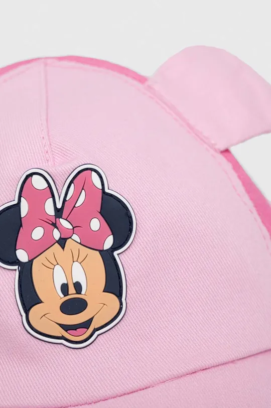 Дитяча бавовняна кепка zippy x Disney рожевий