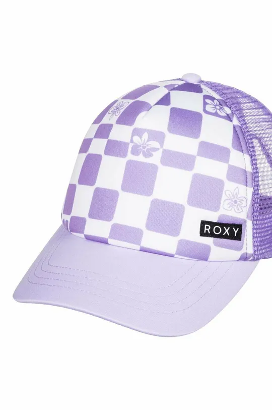 fioletowy Roxy czapka z daszkiem dziecięca Dziewczęcy