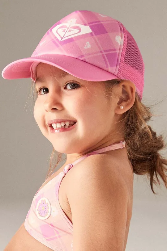 Дитяча шапка Roxy рожевий