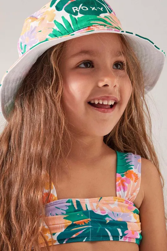 Παιδικό βαμβακερό καπέλο Roxy πράσινο
