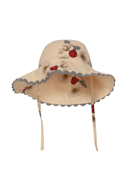 Παιδικό βαμβακερό καπέλο Konges Sløjd μπεζ
