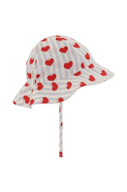 κόκκινο Παιδικό βαμβακερό καπέλο Konges Sløjd Για κορίτσια