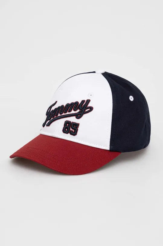 πολύχρωμο Παιδικό βαμβακερό καπέλο μπέιζμπολ Tommy Hilfiger Παιδικά
