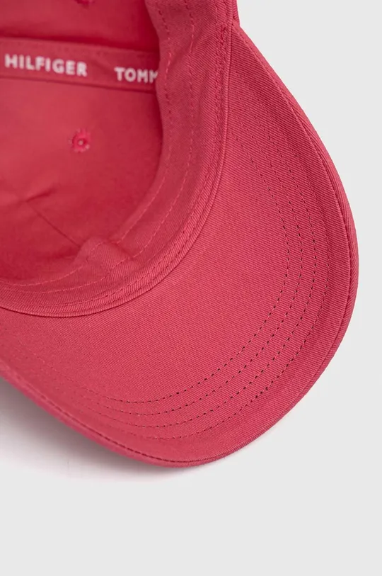 розовый Детская хлопковая кепка Tommy Hilfiger