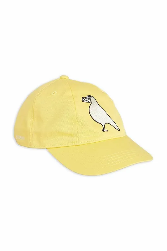 κίτρινο Παιδικό βαμβακερό καπέλο μπέιζμπολ Mini Rodini Παιδικά