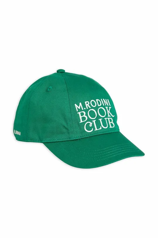 Дитяча бавовняна кепка Mini Rodini зелений