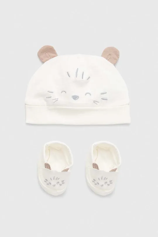 білий Шапка і капці для немовлят OVS Дитячий