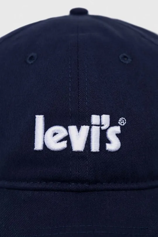 Дитяча шапка Levi's темно-синій
