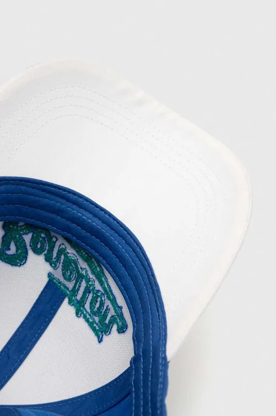 λευκό Βαμβακερό καπέλο του μπέιζμπολ United Colors of Benetton