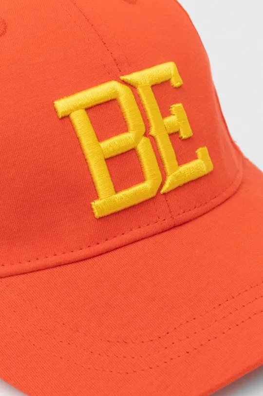 Otroška bombažna bejzbolska kapa United Colors of Benetton rdeča