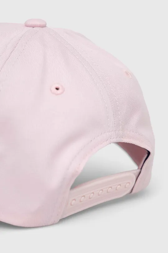 Παιδικό βαμβακερό καπέλο μπέιζμπολ Tommy Hilfiger ροζ