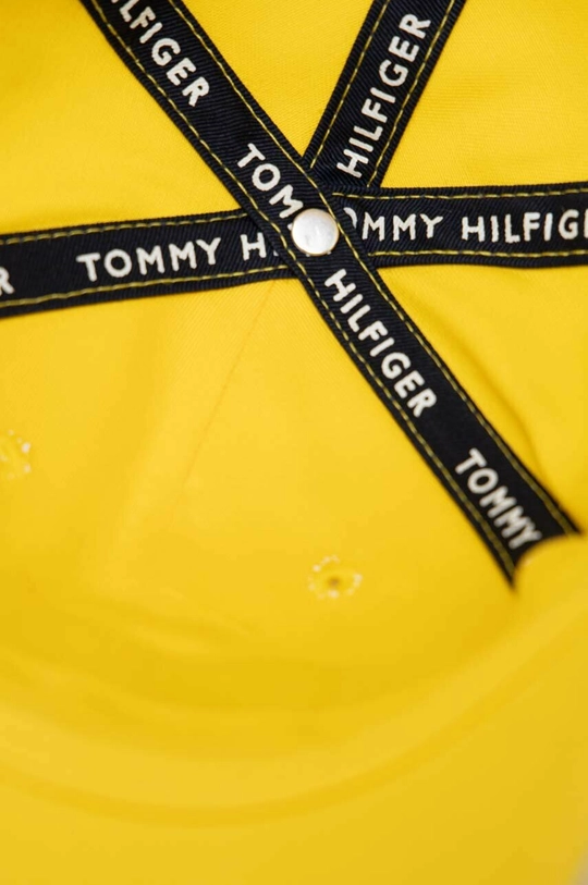 rumena Otroška bombažna bejzbolska kapa Tommy Hilfiger