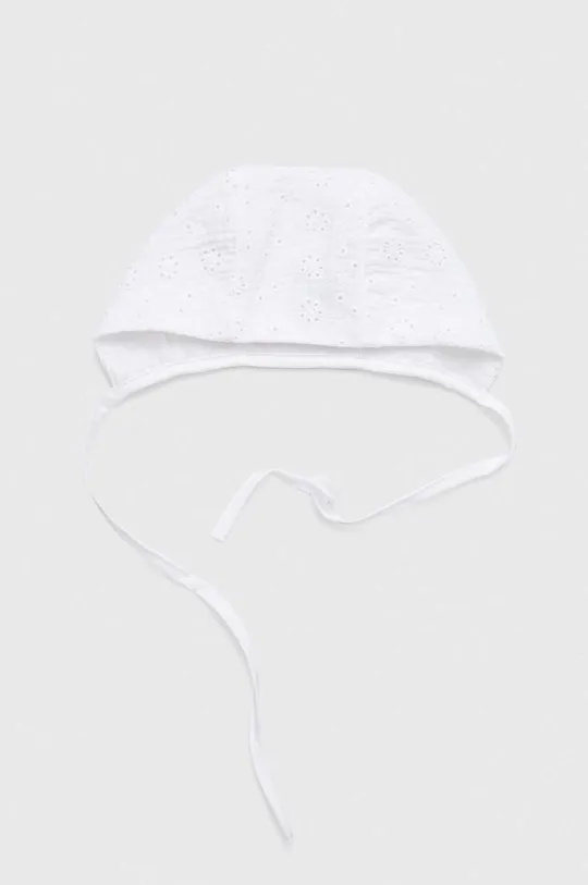 Βρεφικό βαμβακερό καπέλο Jamiks λευκό