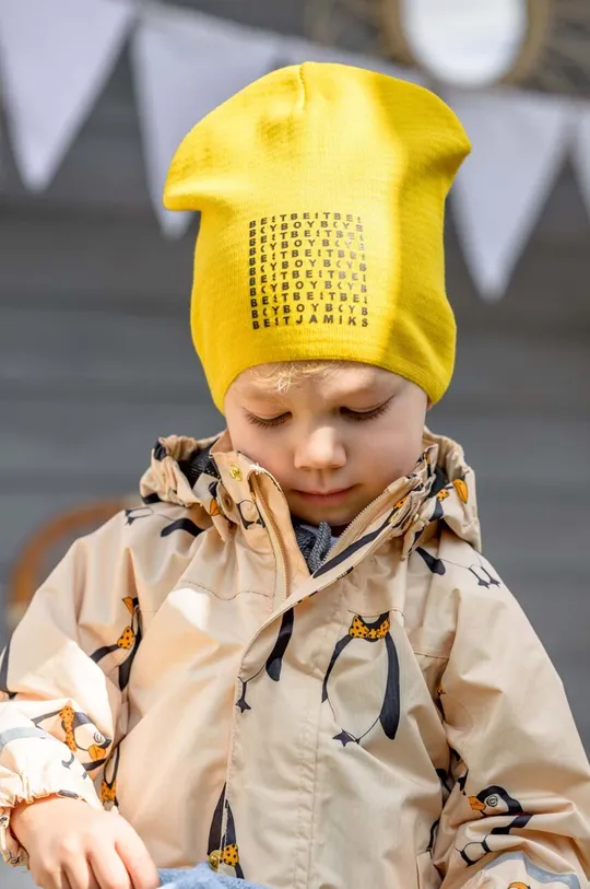 жовтий Дитяча бавовняна шапка Jamiks ARAGORN Дитячий