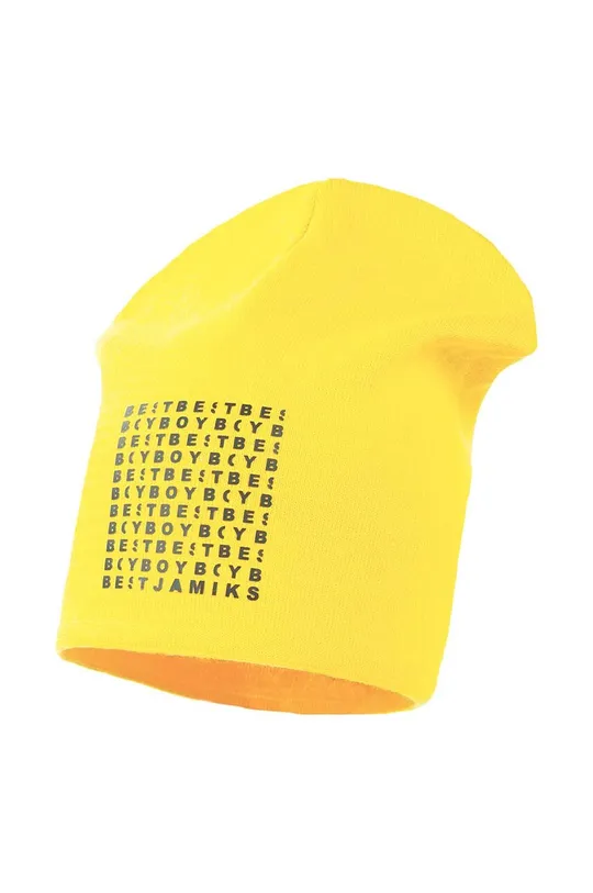 Jamiks czapka bawełniana dziecięca ARAGORN żółty