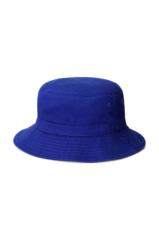 Детская хлопковая шляпа Polo Ralph Lauren тёмно-синий
