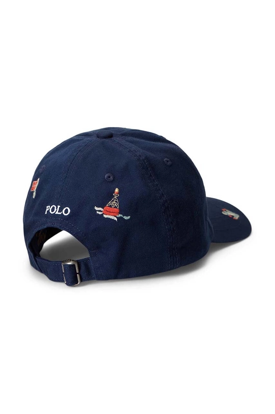 Παιδικός βαμβακερός σκούφος Polo Ralph Lauren σκούρο μπλε