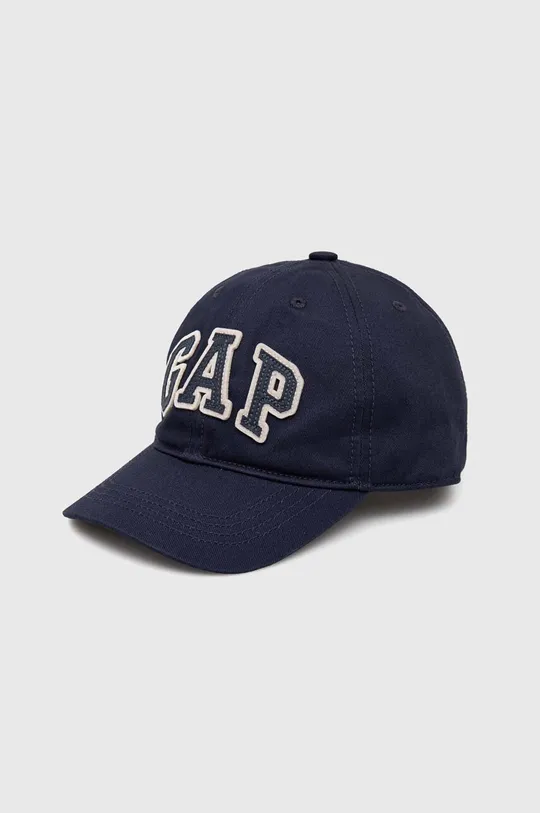 σκούρο μπλε Παιδικό βαμβακερό καπέλο μπέιζμπολ GAP Παιδικά