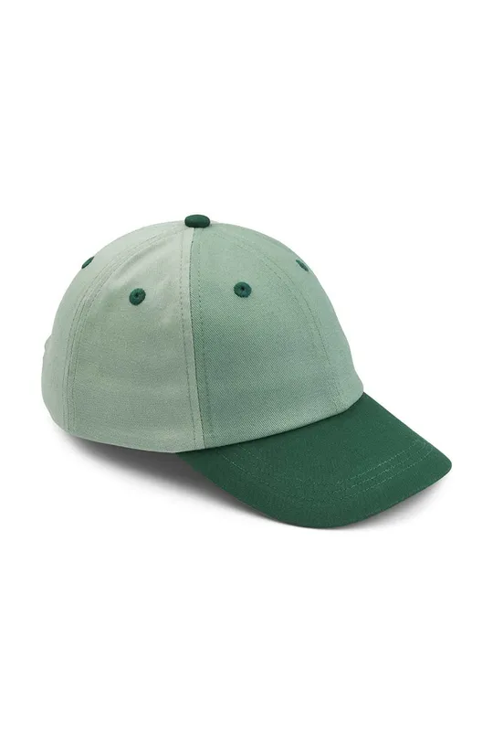 πράσινο Παιδικό βαμβακερό καπέλο μπέιζμπολ Liewood Danny Παιδικά