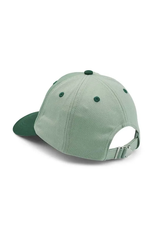 Παιδικό βαμβακερό καπέλο μπέιζμπολ Liewood Danny πράσινο