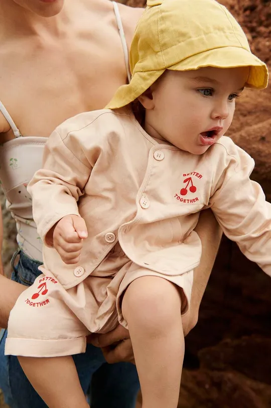 жёлтый Детская шляпа с примесью льна Liewood Детский