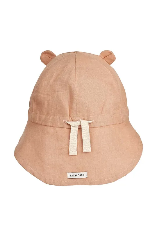 Liewood cappello in misto lino per bambini beige